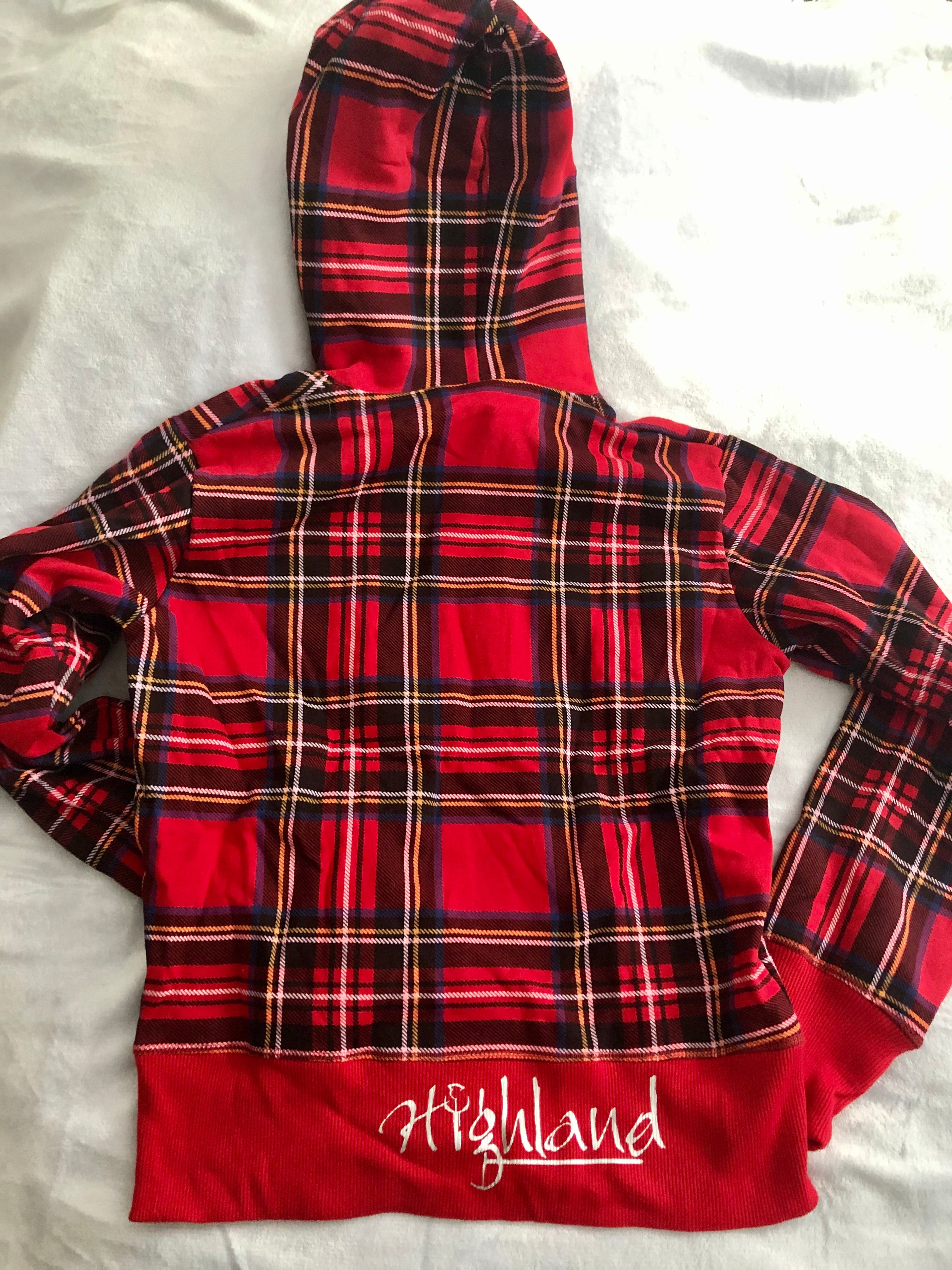 Tartan Zip Hoodie | FOR REEL APPAREL